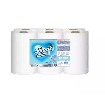 Selpak Pro Touch İçten Çekmeli Havlu 200 m 6'lı