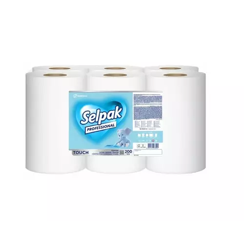 Selpak Pro Touch İçten Çekmeli Havlu 200 m 6'lı