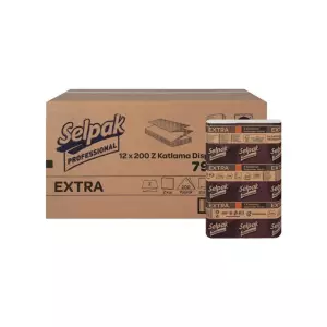 Selpak Professional Extra Z Katlama Kağıt Havlu 200 Yaprak 12'li