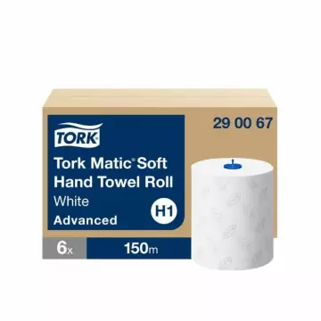 Tork Matic Hareketli Havlu Advanced 150 metre x 6'lı Rulo (290067)