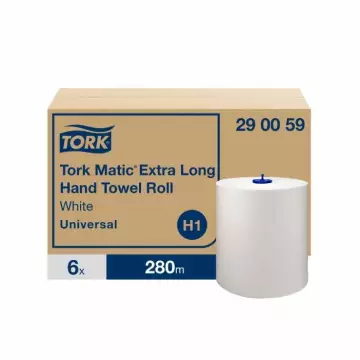 Tork Matic Hareketli Havlu Universal 280 metre x 6'lı Rulo (290059)