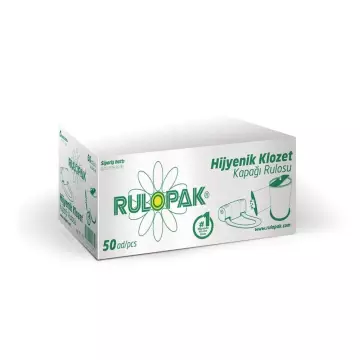 Rulopak Sensörlü Hijyenik Klozet Kapağı Rulosu 50'li