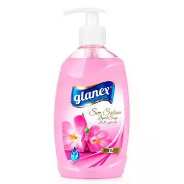 Glanex Sıvı El Sabunu Softly (Pembe) 400 ml