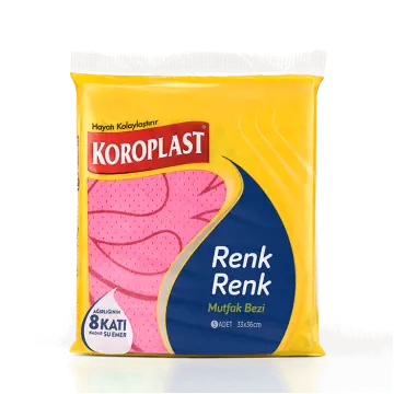 Koroplast Mutfak Bezi Renk Renk 5'li Paket