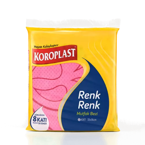 Koroplast Mutfak Bezi Renk Renk 5'li Paket