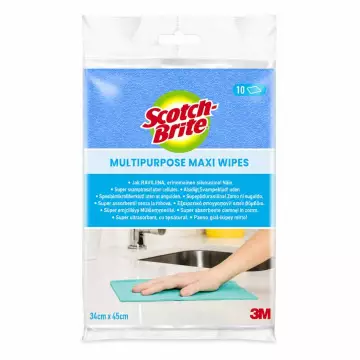 Scotch Brite Çok Amaçlı Maxi Temizlik Bezi 34x45 cm 10'lu Paket