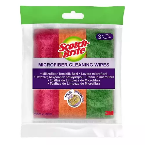 Scotch Brite Mikrofiber Temizlik Bezi 31x29 cm 3'lü Paket