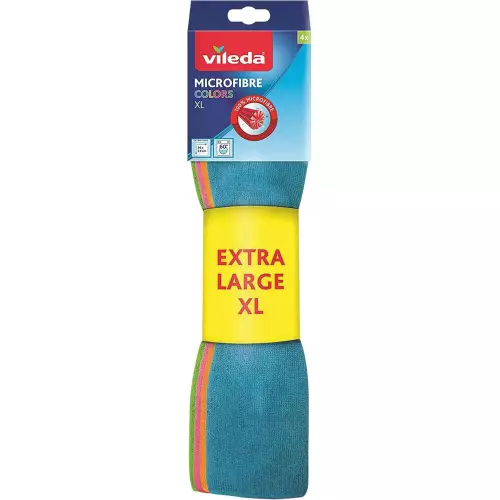 Vileda Style Mikrofiber Colors XL Çok Amaçlı Temizlik Bezi 4'lü Paket