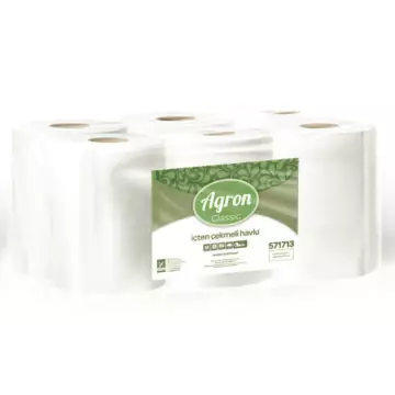 Agron Mini İçten Çekmeli Tuvalet Kağıdı - 12 Adet