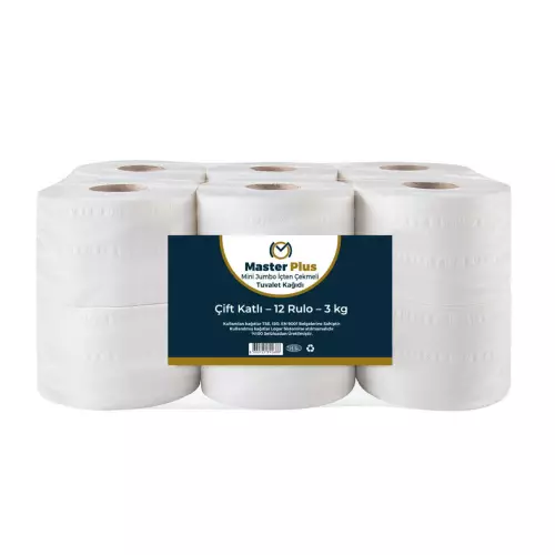 Master Plus Mini Jumbo Tuvalet Kağıdı 12'li