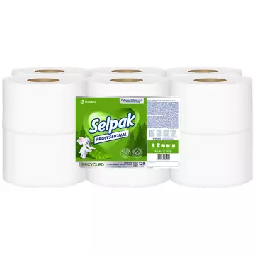 Selpak Professional Recycled İçten Çekmeli Tuvalet Kağıdı 12'li