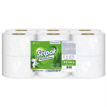 Selpak Professional Recycled Jumbo Tuvalet Kağıdı x 150 metre - 12'li