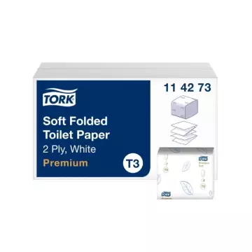 Tork C Katlamalı Tuvalet Kağıdı Premium 252 Yaprak 30'lu (114273)
