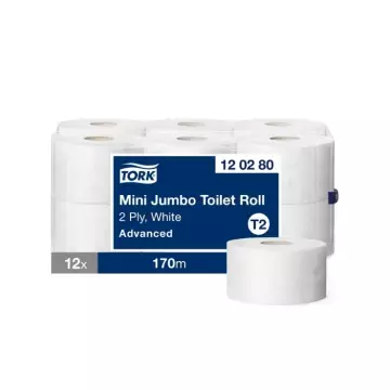Tork Jumbo Tuvalet Kağıdı Advanced 170 metre x 12'li (120280)