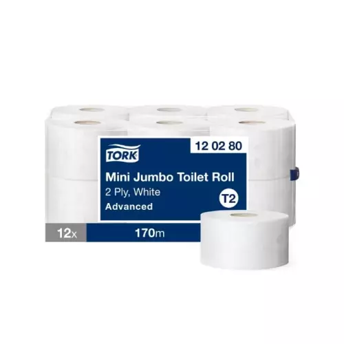 Tork Jumbo Tuvalet Kağıdı Advanced 170 metre x 12'li (120280)