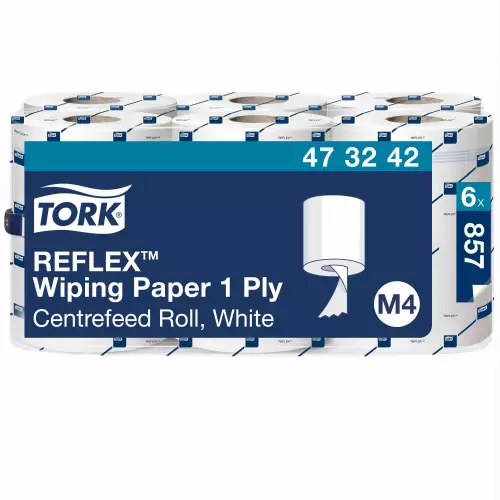 Tork Reflex İçten Çekmeli Kağıt Havlu Universal 300 metre x 6'lı Rulo (473242)