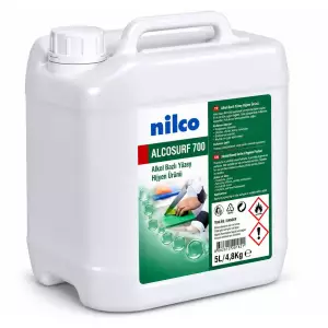 Nilco AlcoSurf 700 Alkol Bazlı Yüzey Dezenfektanı 5 Litre (32001621)