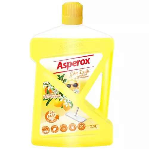 Asperox Parfümlü Yüzey Temizleyici Gün Işığı Portakal & Limon Çiçeği 2.5 Litre