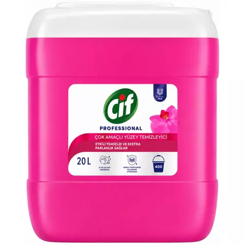 Cif Professional Çok Amaçlı Yüzey Temizleyici Orkide Bahçesi 20 Litre