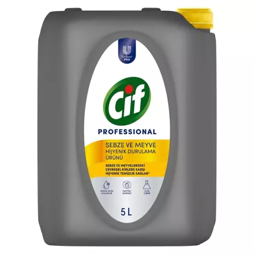 Cif Professional Sebze ve Meyve Hijyenik Durulama Ürünü 5 Litre