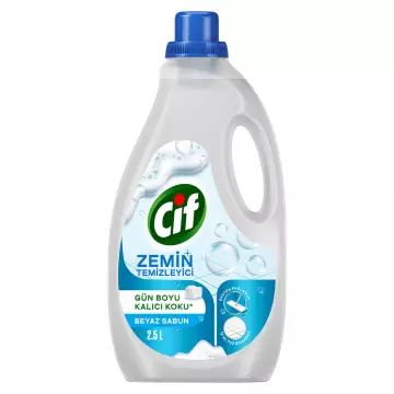 Cif Zemin Temizleyici Beyaz Sabun 2500 ml
