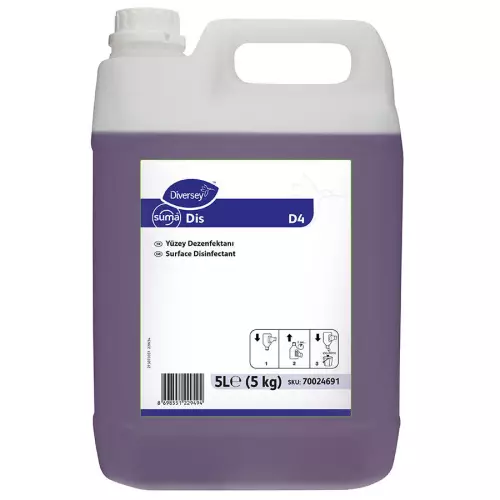 Diversey Suma Dis D4 Mutfak Yüzey Dezenfektanı 5 Litre (70024691)