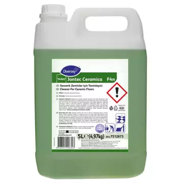 Diversey Taski Jontec Ceramica F4n Seramik Zeminler için Temizleyici 5 Litre (7512673)