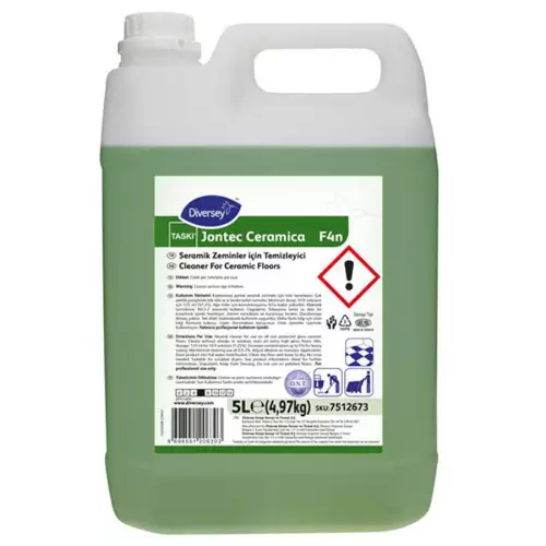 Diversey Taski Jontec Ceramica F4n Seramik Zeminler için Temizleyici 5 Litre (7512673)