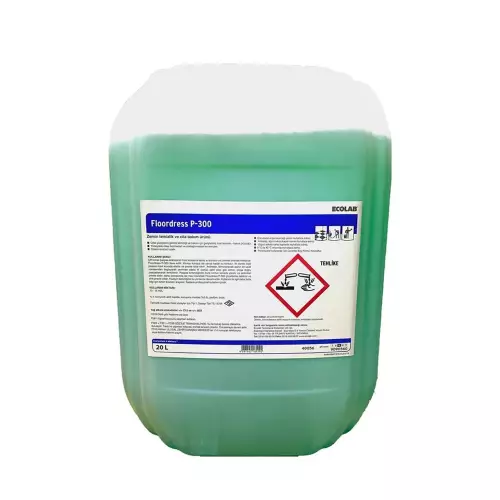 Ecolab Floordress P-300 Kayganlık ve Film Oluşturmayan Temizlik ve Cila Bakım Ürünü 20 kg