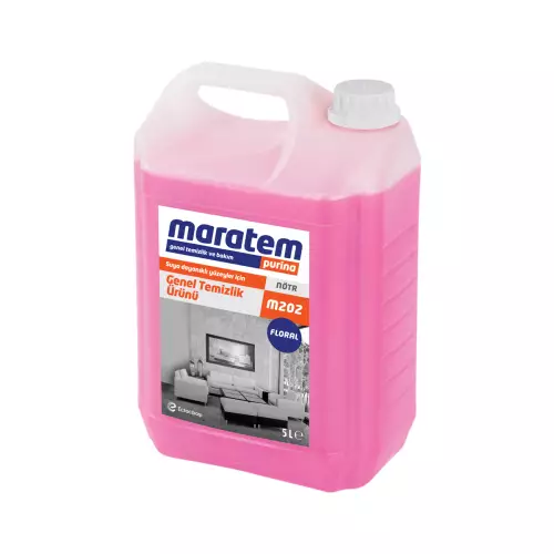 Maratem M202 Genel Temizlik Ürünü Floral 5 LT