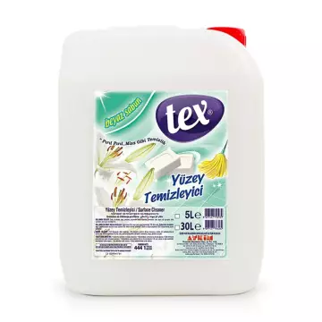 Tex Yüzey Temizleyici Beyaz Sabun Kokulu 5 kg
