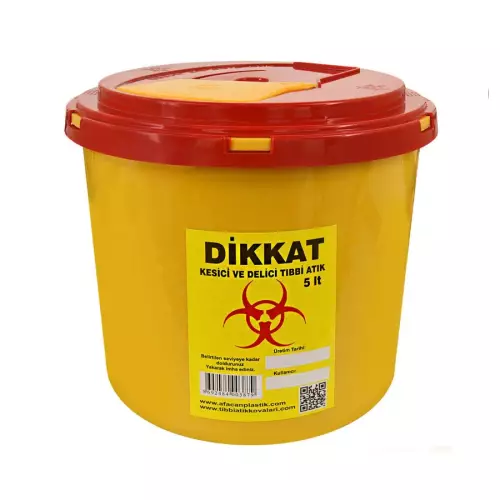 Ceymop Tıbbi Atık Kovası 5 Litre