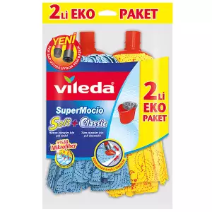 Vileda Klasik + Soft Yedek Paspas 2'li Paket