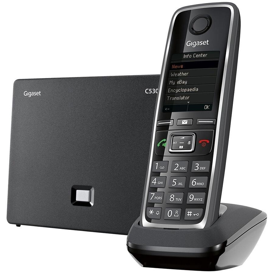 Gigaset C530 Telsiz (Dect) IP Telefon Siyah